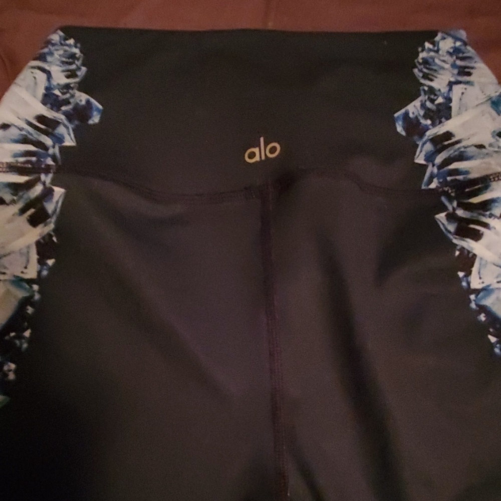 Alo yoga high waist leggings navy blue